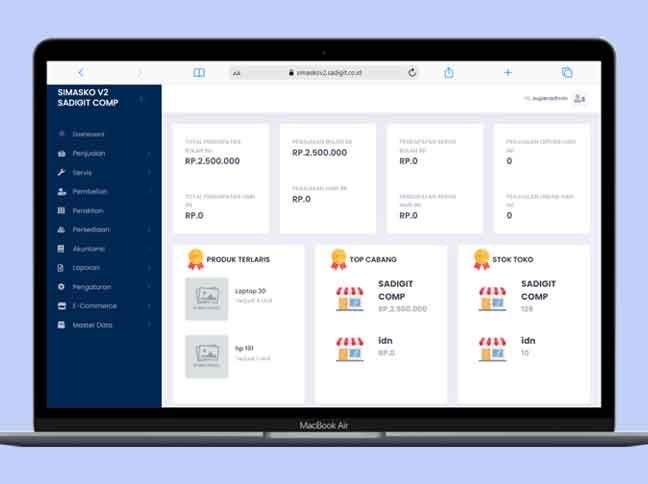 Software Aplikasi Penjualan dan Service Komputer Terlengkap