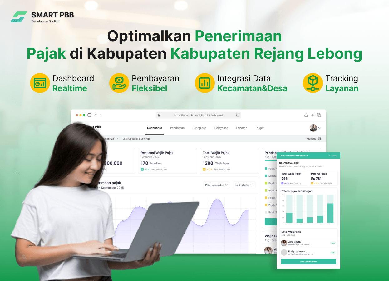 Jasa Aplikasi Smart PBB Kabupaten Rejang Lebong