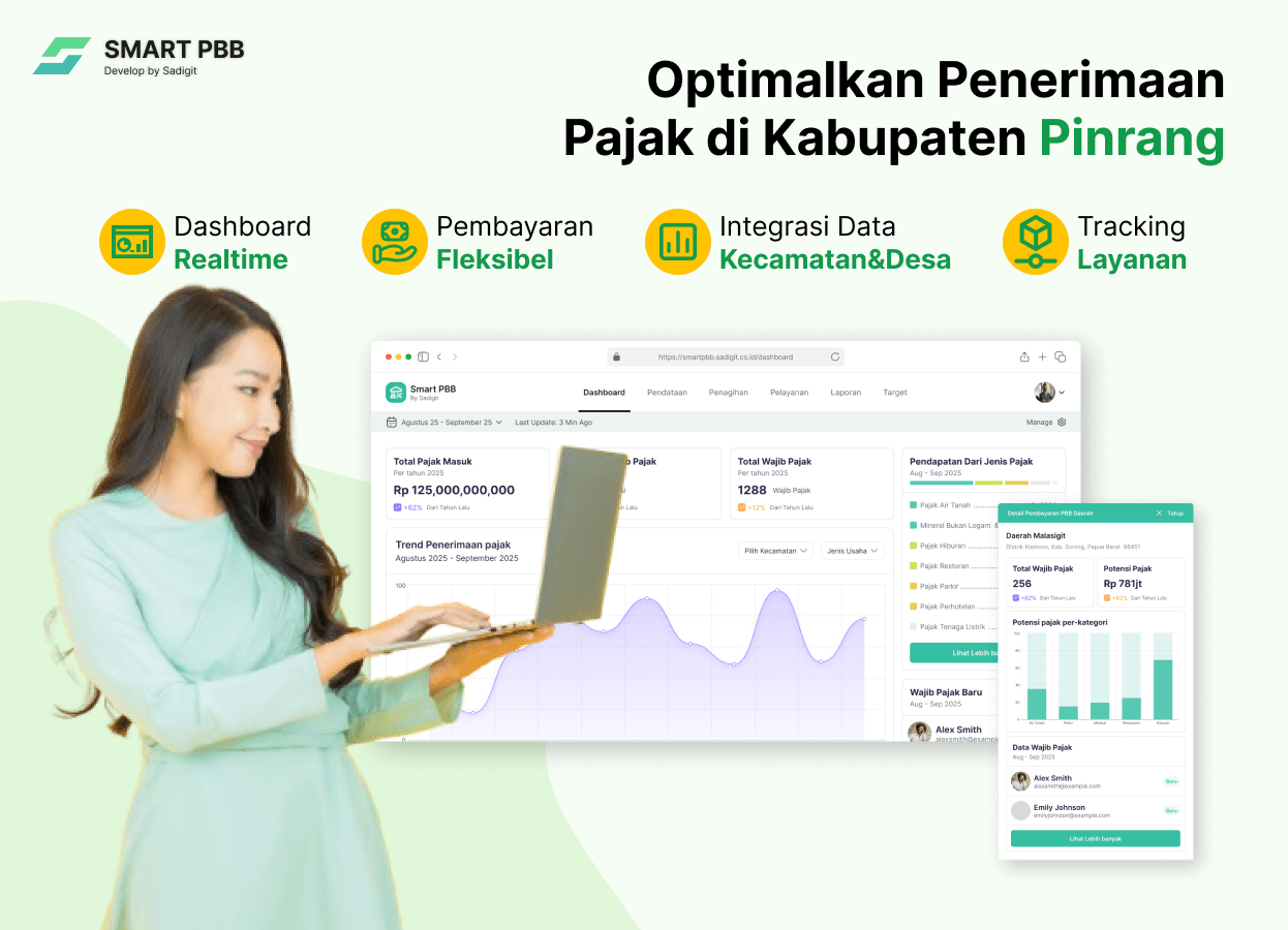 Jasa Aplikasi Smart PBB Kabupaten Pinrang