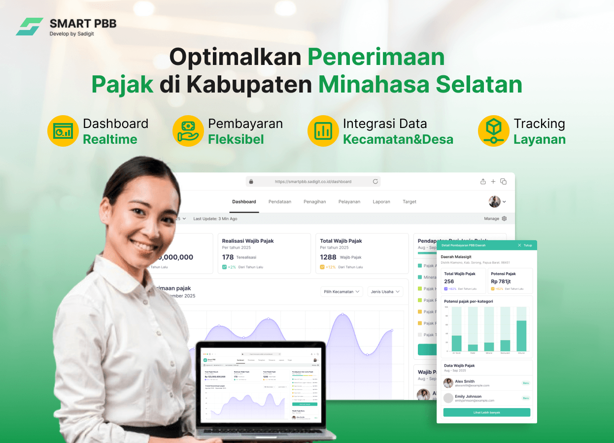 Jasa Aplikasi Smart PBB Kabupaten Minahasa Selatan