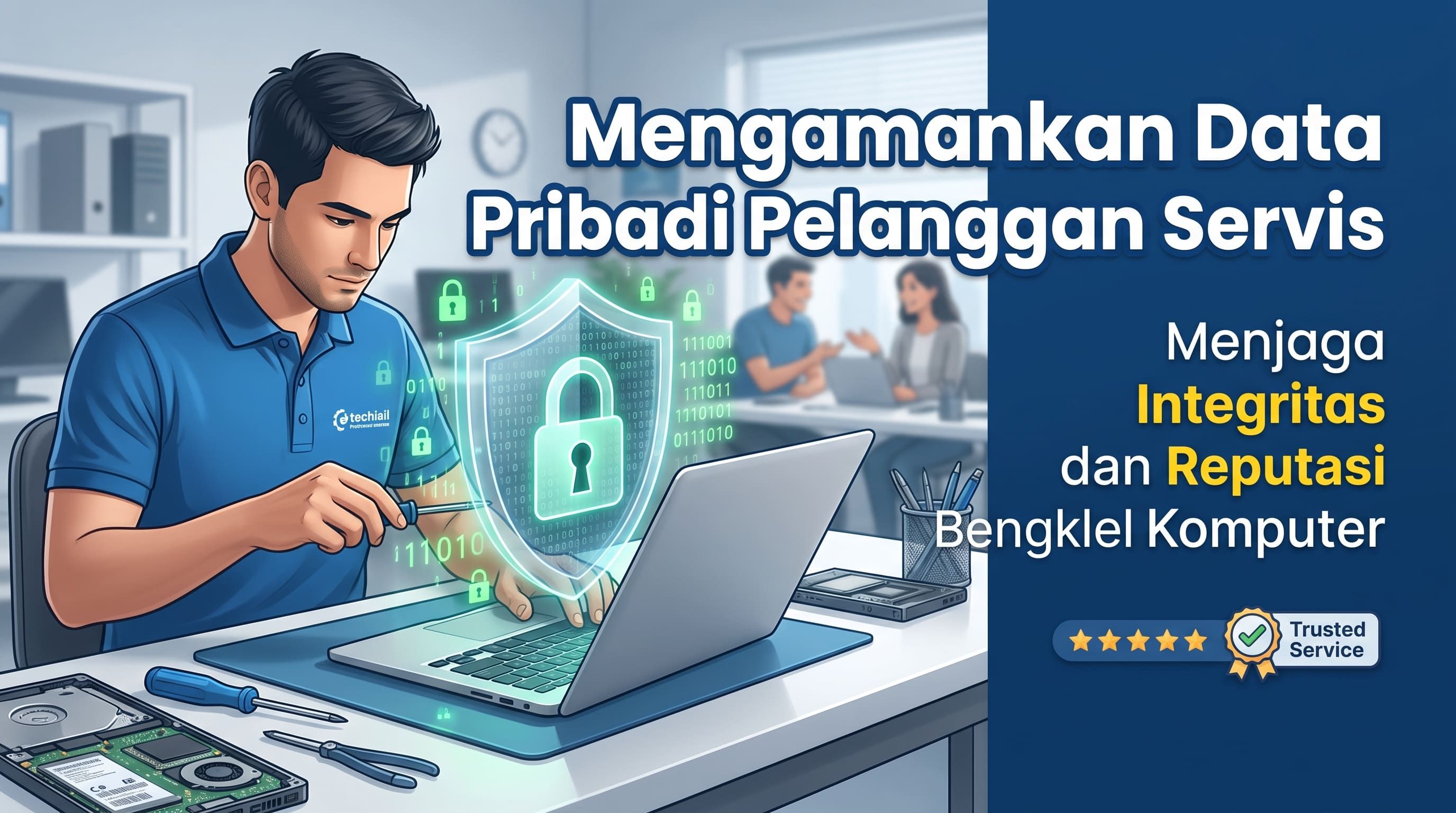 Mengamankan Data Pribadi Pelanggan Servis: Menjaga Integritas dan Reputasi Bengkel Komputer