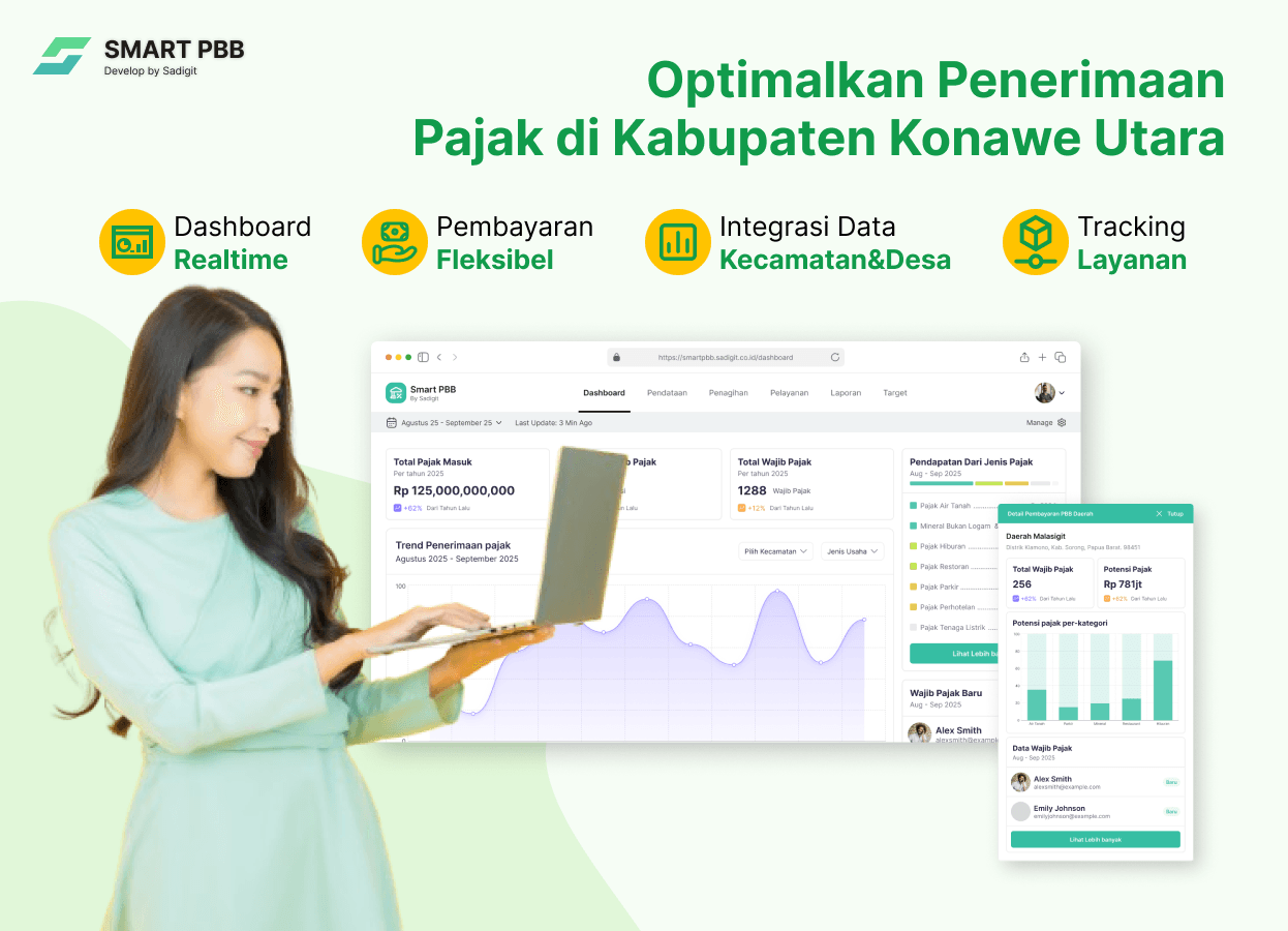 Jasa Aplikasi Smart PBB Kabupaten Konawe Utara
