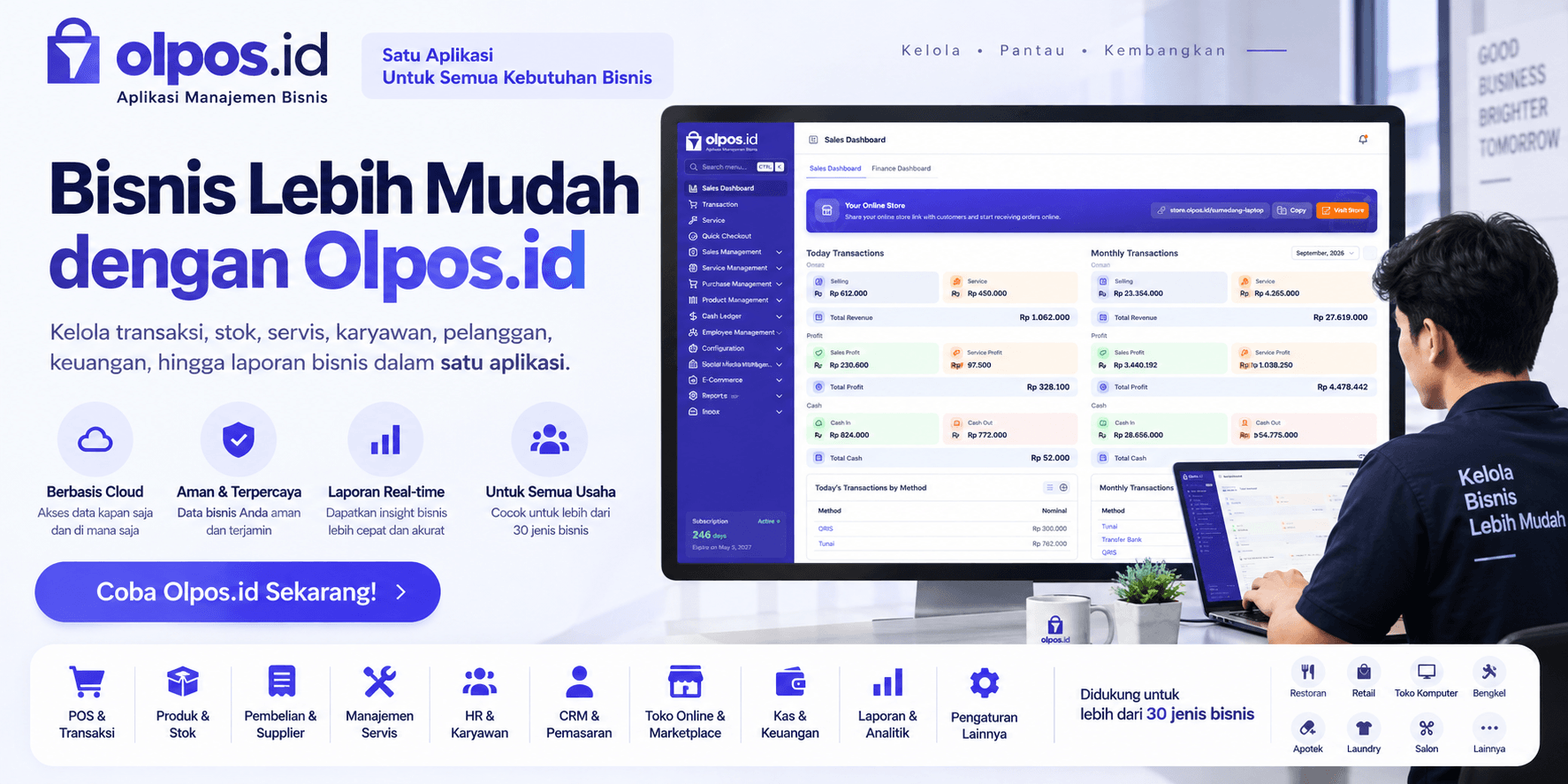 Olpos.id: Aplikasi Manajemen Bisnis untuk Mengelola Usaha Lebih Mudah